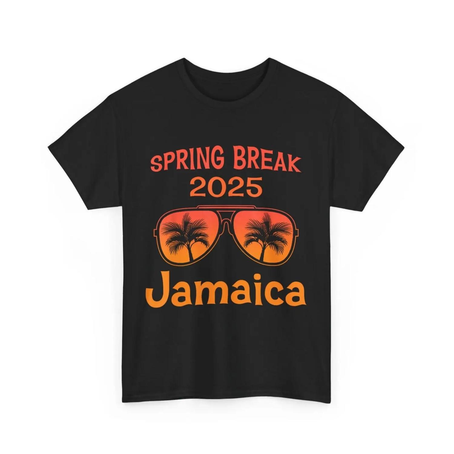 

Jamaica T Shirt Spring Break 2025 Beach Lovers Palm Trees Vacation S чёрный