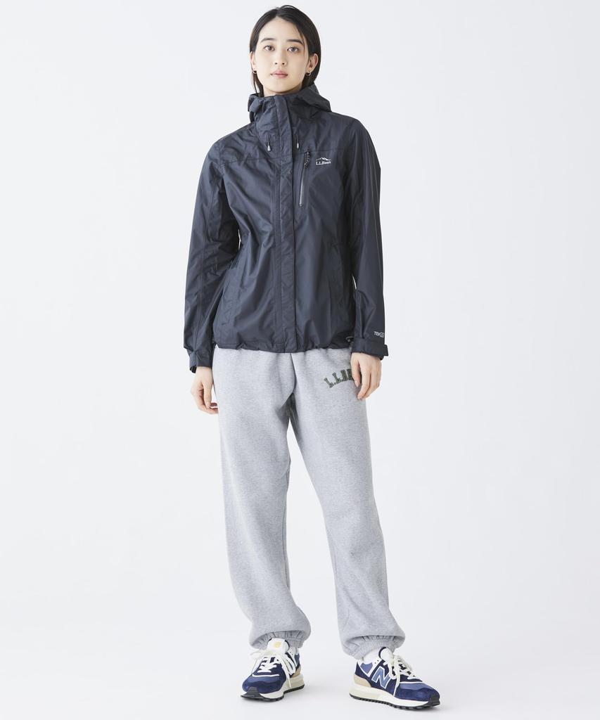 LL Bean Trail Model Rain Japan Size 0UMS310006 Women's Jacket, Fit, L, Black,