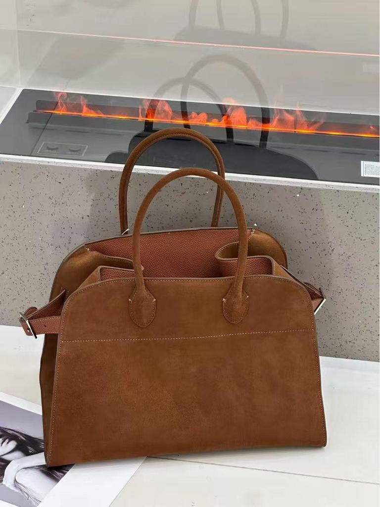 2025 Retro dámská taška Tote z pravé kůže: Velká crossbody kabelka pro podzim/zimu