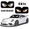 Cartoon Angry Eyes Car SunShade Car Sunshade Covers Cover Universal Windscreen Folding Visor