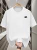 Unisexs Summer 100 Pure Cotton Casual Loose Cat EleUnisext Printed Comfortable Sports Round Neck Short Sleeved Tshirt Top