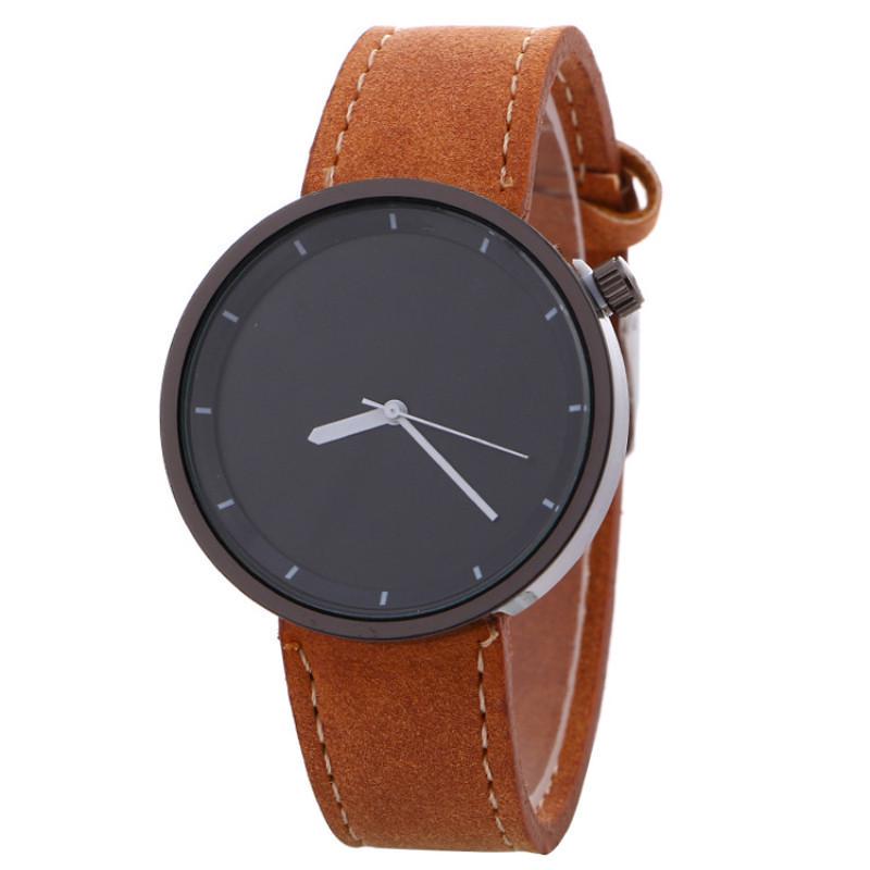 Casual Vogue Analog Quartz Armbåndsur Enkel Big Dial Denim Stoff Band
