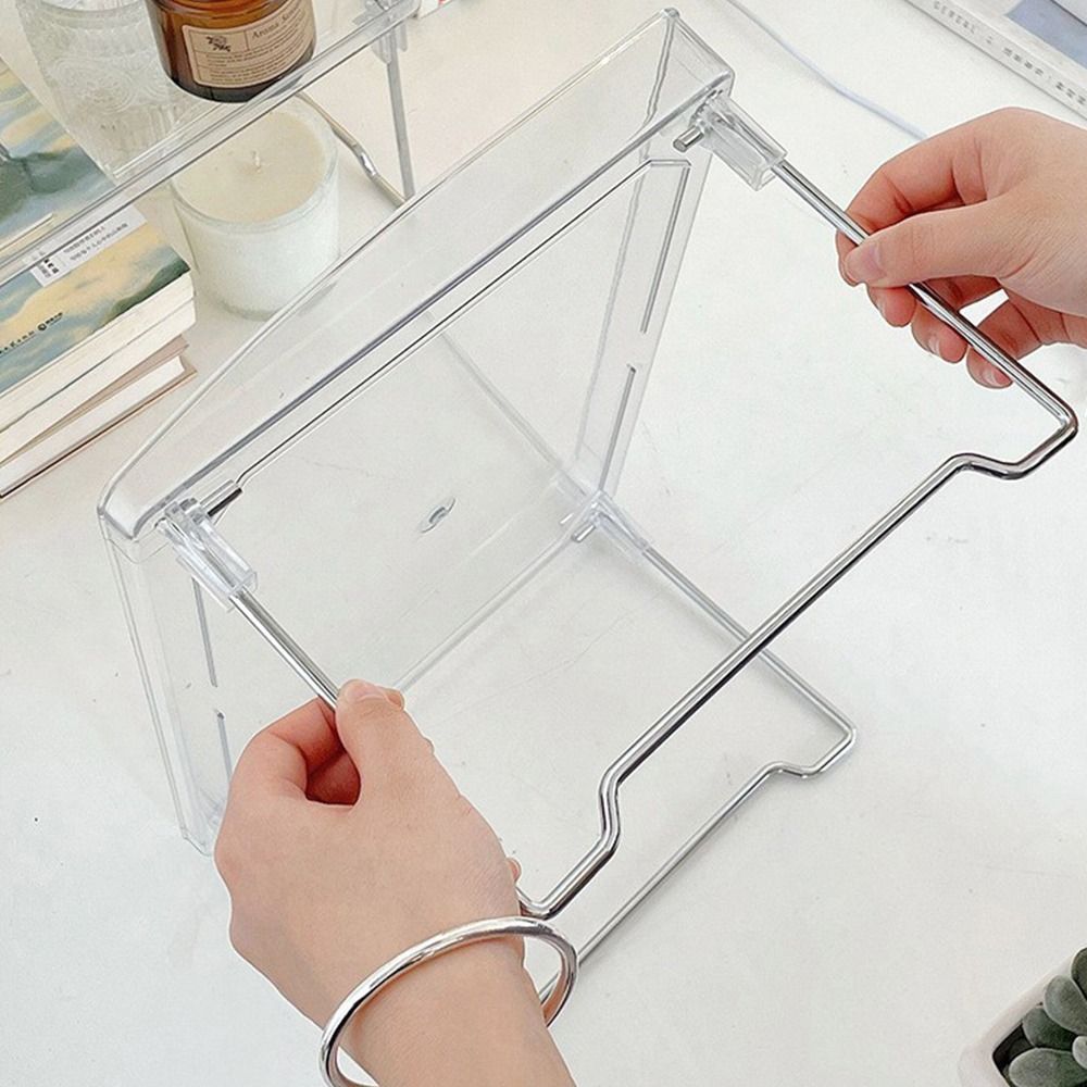 Simple Desktop Storage Rack Acrylic Bathroom Shelf Miscellaneous Organizer Cup Holder Washroom