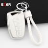 4 Button Tpu Car Key Case Bag Fob Keychain For Hyundai Santa Fe Sport Ix45 Equus Centennial Genesis G80 Grandeur Azera 2013-