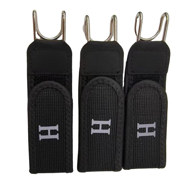 Buckleless Belt Hook Adjustable Metal Hook Elastic Belt Unisex Buckle-Free Invisible Waist Belt Closure For Outdoor Work