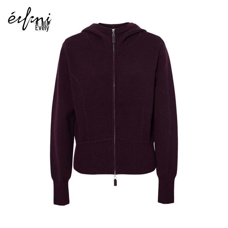 

Eifini Women s Hooded Knitted Cardigan Sweatshirt Jacket S