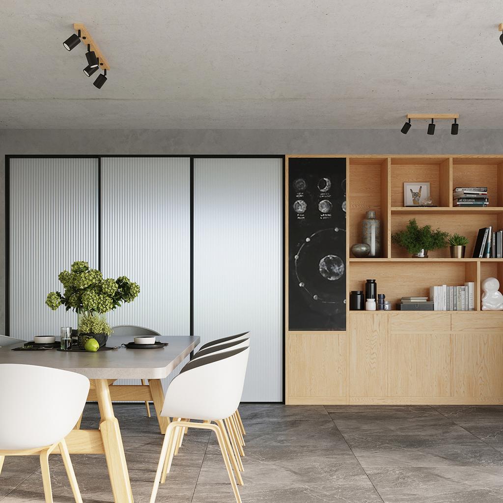 Reflektor Verdo 3 Gu10 Czarny  Wood Sollux Sl.1293