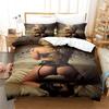Model Mädchen Bettbezug King Size Liebe Bettwäscheset Sexy Frau Bettdeckenbezug Mode Sexy Thema Bettwäsche Dekorativ Jungen Schönheit