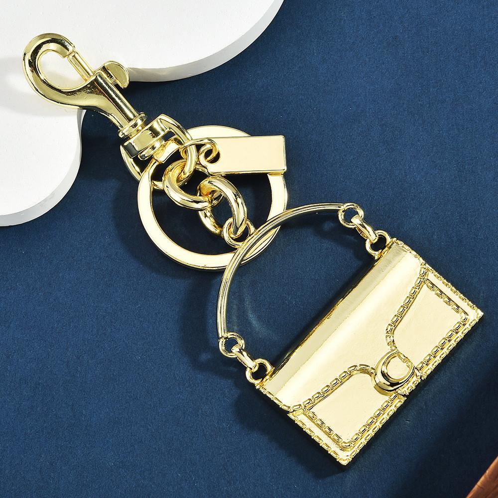 Nautical Metal Bag Charm Keychain With Gold Silver Finish For Fashion Accessories