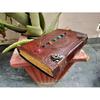 Handcrafted Seven Stone Chakra Leather Journal: Perfect for Anniversaries, Christmas, and Self-Reflection. Unique Gift for Loved Ones. (pack of 2)