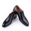 Fashion Successful Men's Leather Shoes High Quality Handmade Oxford Casual Business Office Work Shoes For Gentalman Lace Up Comfortable