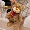 New Henny Bear Doll Teddy Bear Plush Toy Scarf Bear Doll Children's Companion Doll Birthday Gift