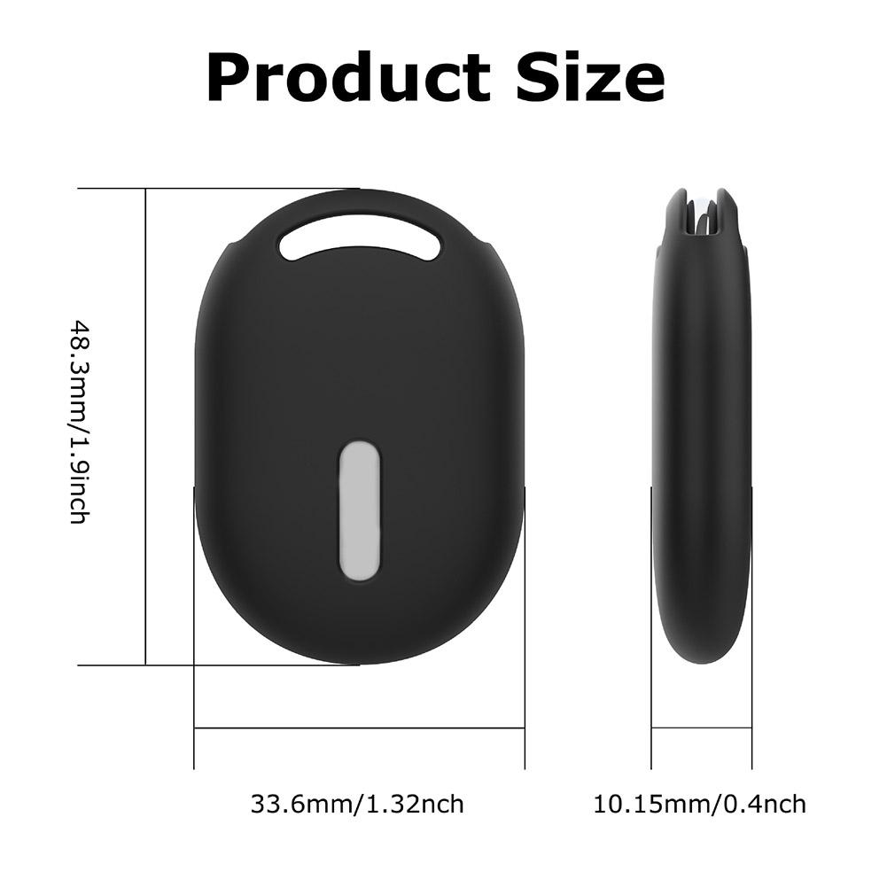 Silicone Protective Case For Xiaomi Tag Locator Tracker- Case Keychain Anti-Scratch Protective Skin Cover Sleeve Accessories
