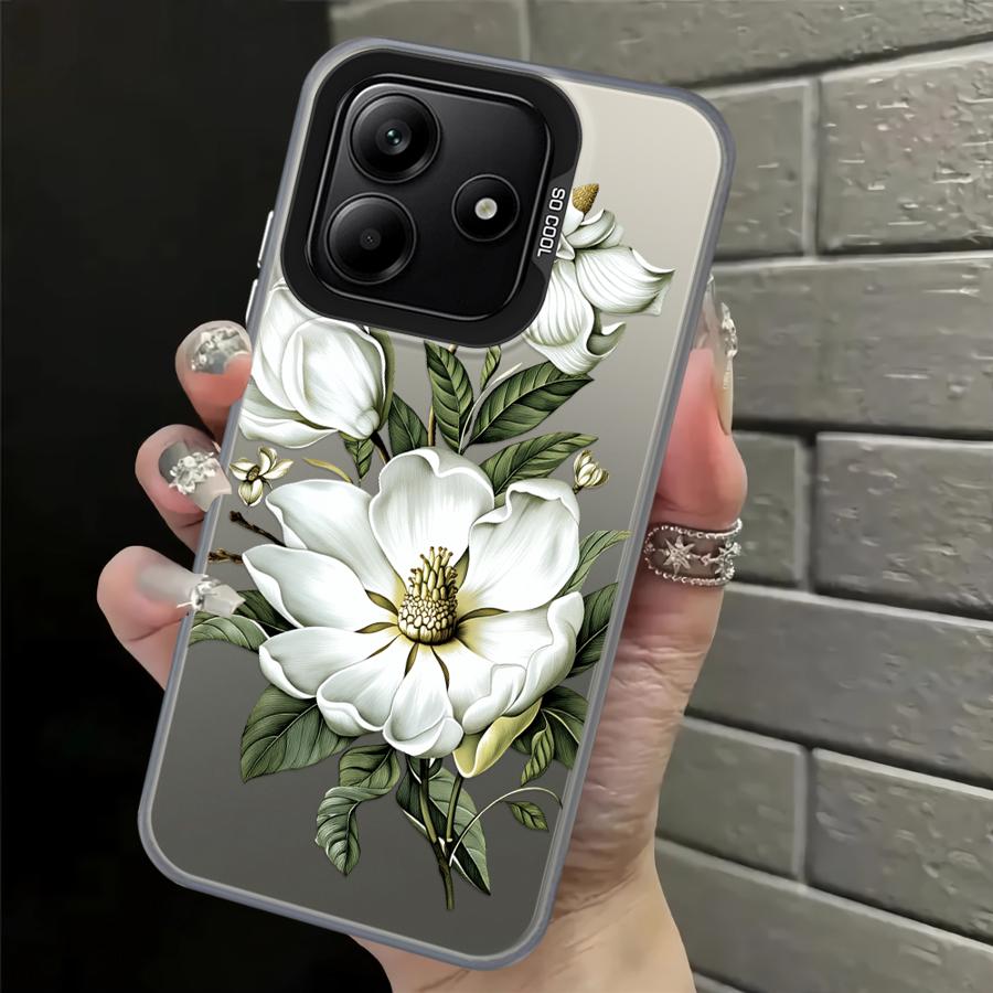 

Чехол для Xiaomi Mi 12T Pro 13T 11 Lite Задняя крышка телефона Цветы Силикон Xiaomi 13T