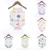 Baby Summer Cotton Sleeveless Romper With Triangular Style For Newborns