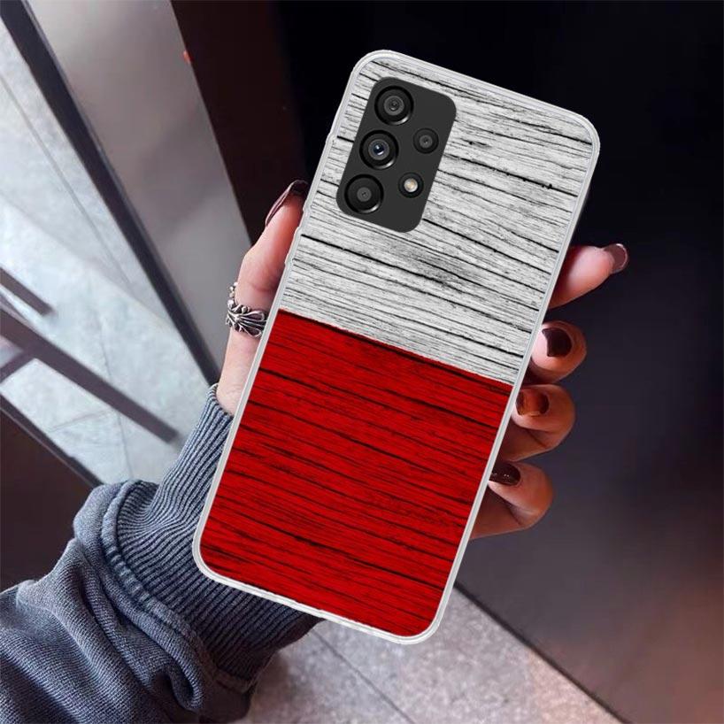 Poland Flag Phone Case For Samsung Galaxy A17 A57 A37 A16 A26 A36 A56 A15 A25 A35 A55 A14 A13 A54 A53 A34 A24 A33 A23 Galaxy A17