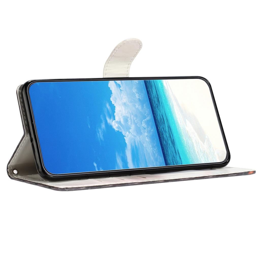 Für Samsung Galaxy A06 4G Hülle PU-Leder 3D-Muster Druck Brieftasche Handyhülle