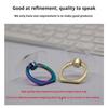 Transparent Mobile Phone Ring Holder Stand 360° Rotation Clear Finger Grip Car Phone Mount Stand Compatible Various iPhones Case