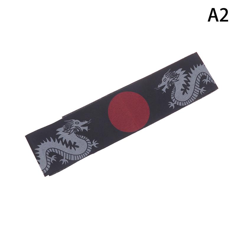 Japanese Headband Hachimaki Sushi Chef Headband Headwear Samurai Headband Sports Exercise Kitchen Costume Supply Bands
