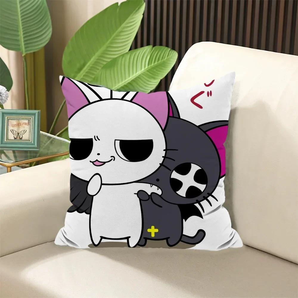 Kawaii Cat Decorative Pillows Anime Pillow Cover Sofa Cushions Cushion Covers Pillowcase x Body Fall Decor Bed Throw
