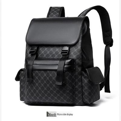 Li Shen Men's Casual Pattern Backpack