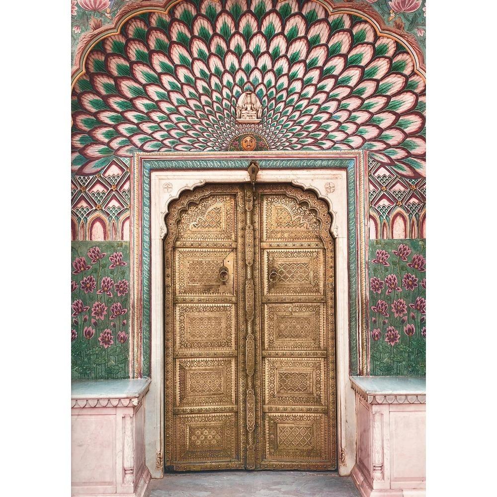 Moroccan Door Indian Door Wall Art Canvas Painting Print Marrakesh Architecture Poster Boho Islamic Wall Art Picture Home Decor