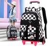 School Bag Roller Student Backpack 6 Wheels (31*16*46CM)ZRY5156