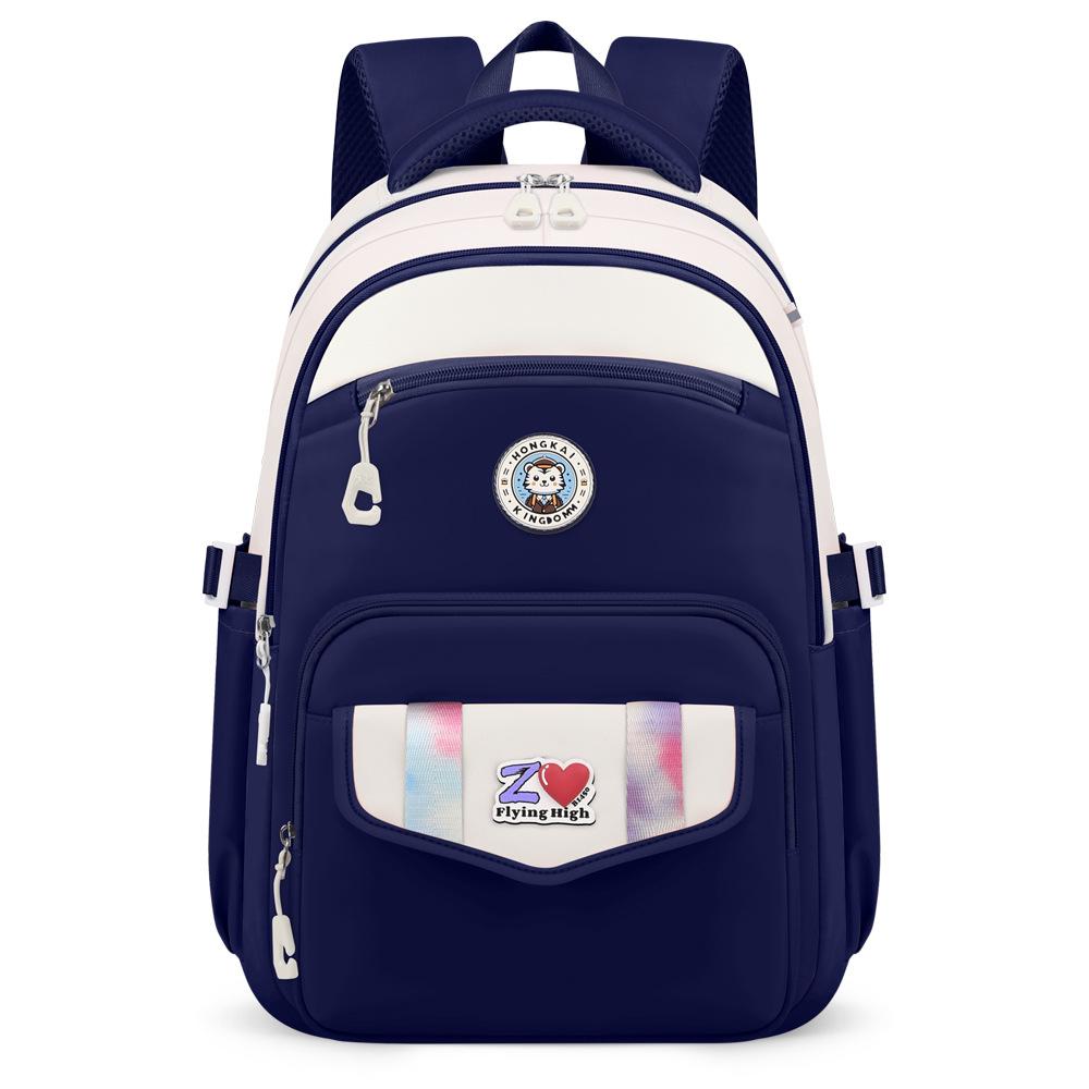 School Bag For Teenagers Unisex Backpack Multifunctional Travel Bag Large Capacity Lightweight Spine-Protecting Elementary School Student School Bag