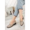 Women's Genuine Leather Low-Heeled Casual Comfort Shoes