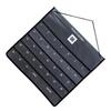 Wall Hanging Pocket Calendar Non Woven Monthly Calendar Storage Bag for Bedroom Living Room Office 44x42cm Gray