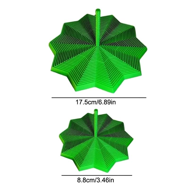 3D Printed Expanded Sensory Fidget Star Star Shaped Fidget Toys With Handles Decompression Toys Stress Relief Whirling Spiral