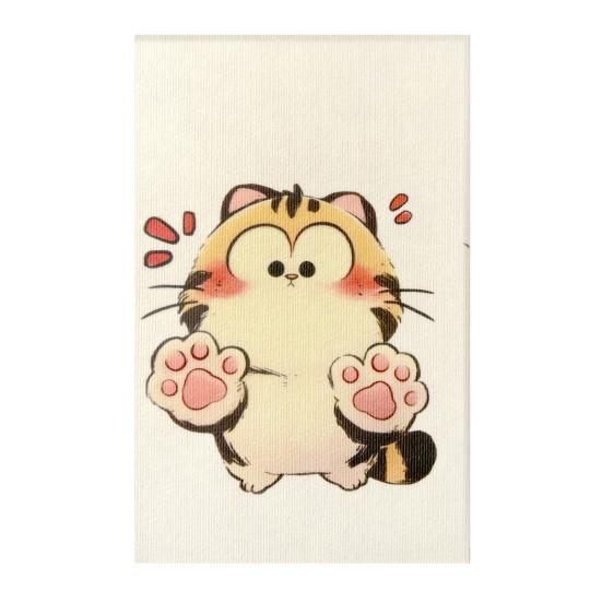 Wall Mounted Cat Scratcher Self-adhesive Cat Scratch Pad Cute Kitten Pattern Scratch Mat Protects Furniture And Walls for Indoor Cats Scratching