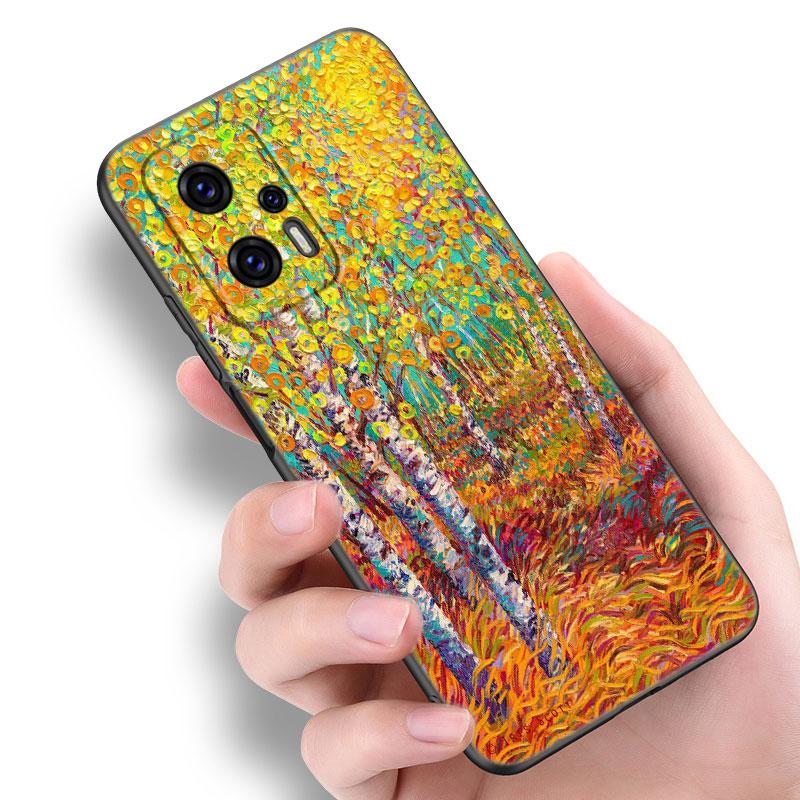 Claude Monet Oil Painting Phone Case For Xiaomi POCO F2 F3 M2 M3 M4 X3 X4 Pro NFC F4 GT 5G F1 X2 C3 C31 C40 M5S TPU Black Cover