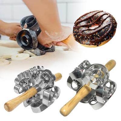 One Row Donut Cutter Easy To Clean Portable Donut Roller For Baking Shop