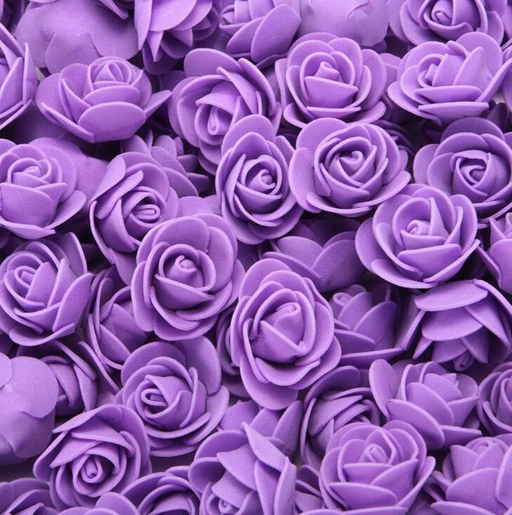 1000/100pcs Mini Foam Rose Head Artificial Rose Flower DIY Wedding Bouquets Party Gifts Valentines Day Party Decoration Supplies