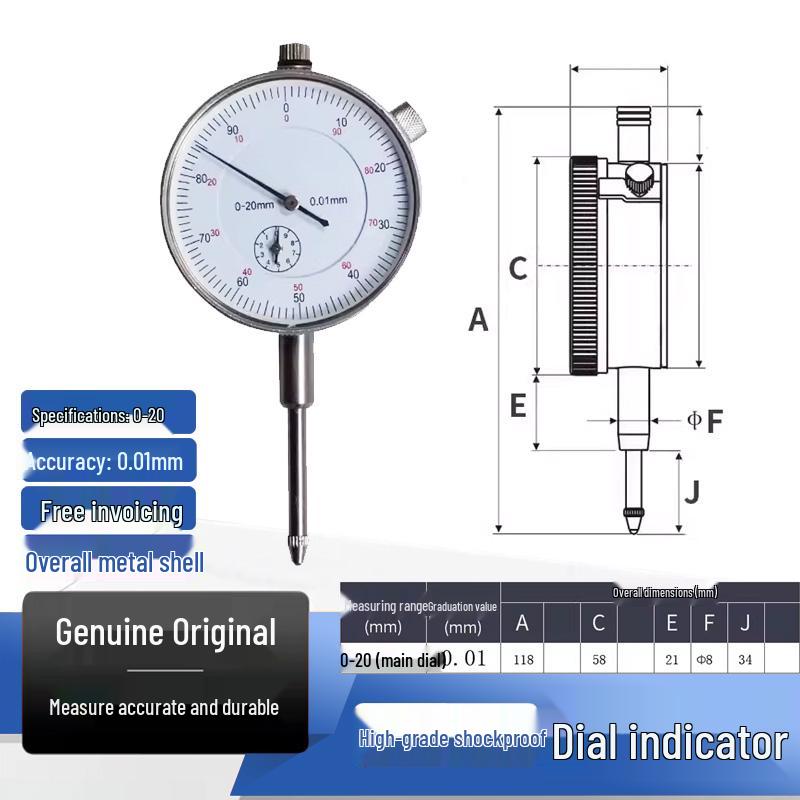 High-Precision Digital Dial Indicator and Magnetic Base Set