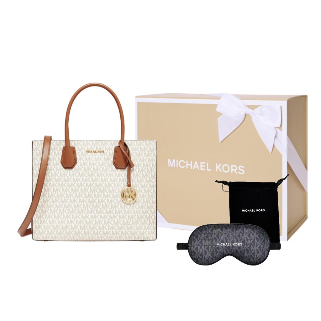 New MICHAEL KORS Mercer Large Logo Accordion Tote Bag 35T2GM9S3B-150