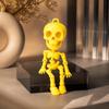 3D Printed Articulated Skeleton Pendant Decoration Halloween Keychains  Car Key Accessories