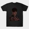 Pánské černé tričko s potiskem Will Byers Stranger Things Potisk na přenosovém papíře bez ořezu Bavlněné tričko