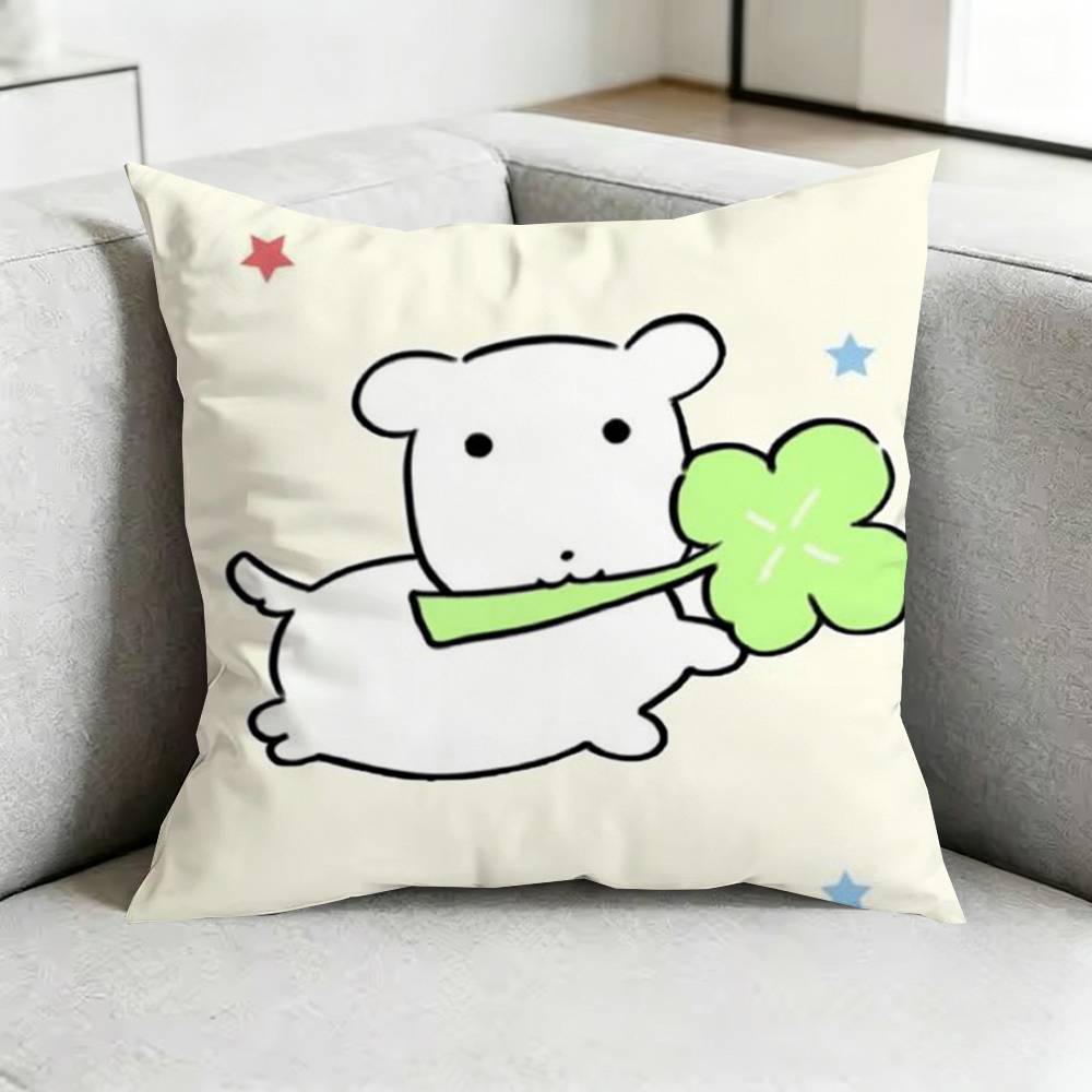 Cute Ganadi DDog Square DoubleSided printed Pillow Case Bedroom Bedside Pillow Sofa Cushion Cover Gift