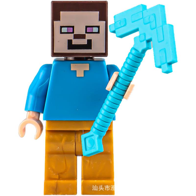 Ninja Warrior Superhero Doll With Weapon Single Building Block Assembly Toy