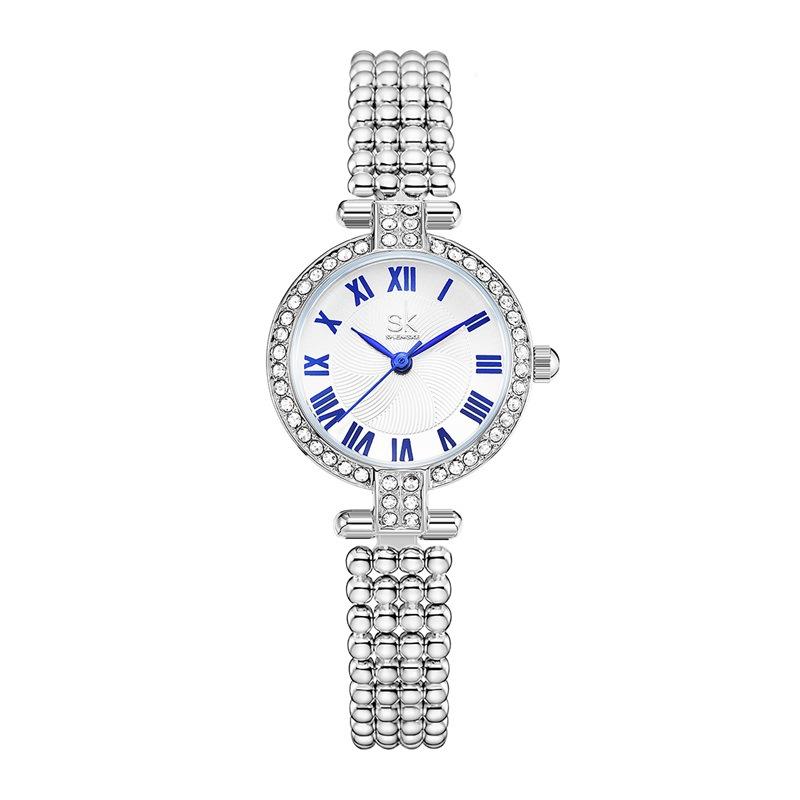 

Ladies Watch Women S Niche Premium Sense Diamond-Encrusted Vintage Roman Small Watch Exam Quartz Watch 0195