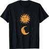 Ästhetische Streetwear Sonnenblume Sonne Mond Trendy T-Shirt