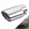 DSYCAR 1Pcs Universal Stainless Steel Car Exhaust Tail Muffler Tip Pipe for Car-styling Decoration DIY Accessories
