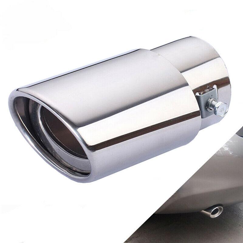 DSYCAR 1Pcs Universal Stainless Steel Car Exhaust Tail Muffler Tip Pipe for Car-styling Decoration DIY Accessories