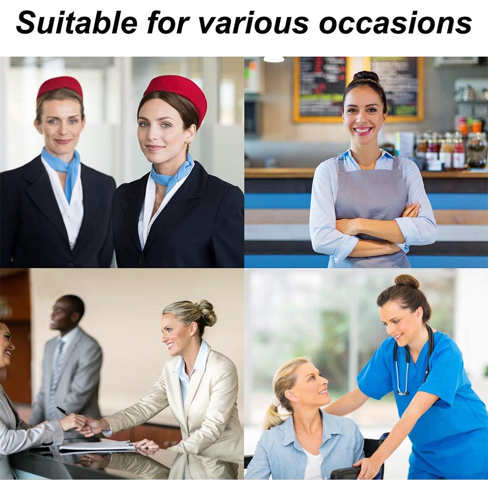 100pcs Black Invisible Hair Nets for Restaurant Workers, Dancers, and Wig Wear