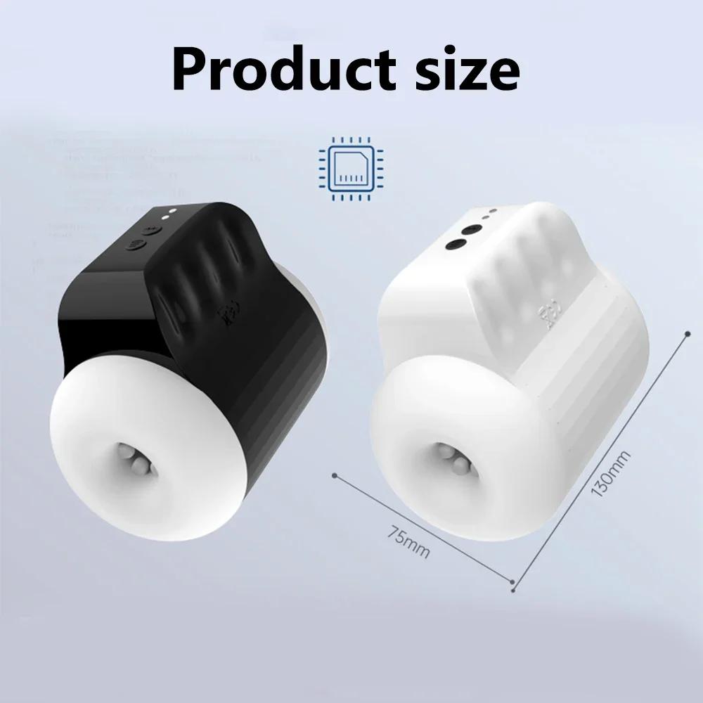 Sucking Vibration Male Mastubator Cup Glans Stimulation Sex Toys for Men Pocket Pussy Adult Goods for Men Sexmachine Mastubators