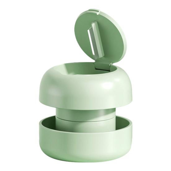 

Yousheng Pill Box with V-Shaped Medicine Trough And Sharp Blade Cutter Pill Grinding And Storage Compartment Box for Travel зелёный