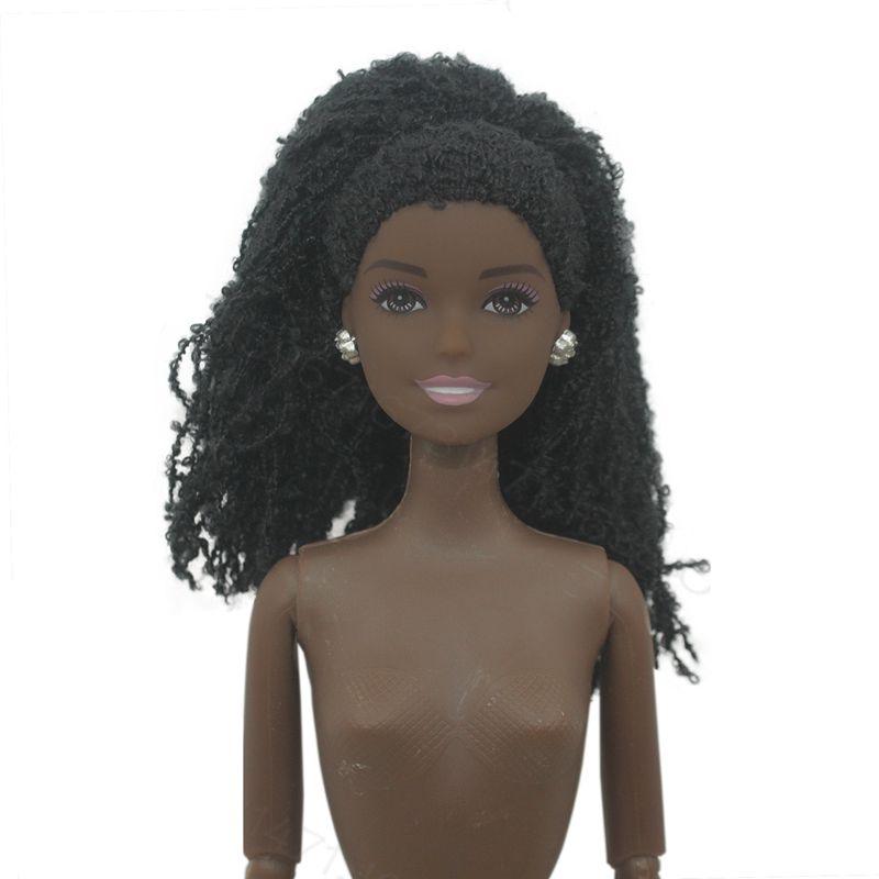 Schwarze Puppe 30cm Mann Frau Liebhaber Paar Figur Körper Kopf Männlich Weiblich Kinder Spielzeug Schneller Versand Artikel Für Mädchen DIY Rollenspiel Spiel
