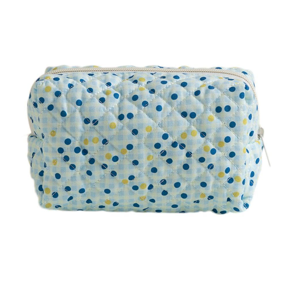 

Kawaii Flower Printed Makeup Bag Large Capacity Travel Organizer Washbag Storage Bag Cosmetic Organizer
